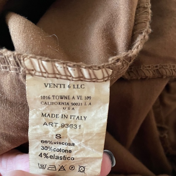 NWT Venti 6 Brown Pants - Picture 3 of 4